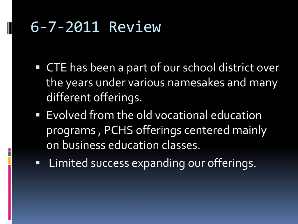 6 7 2011 review