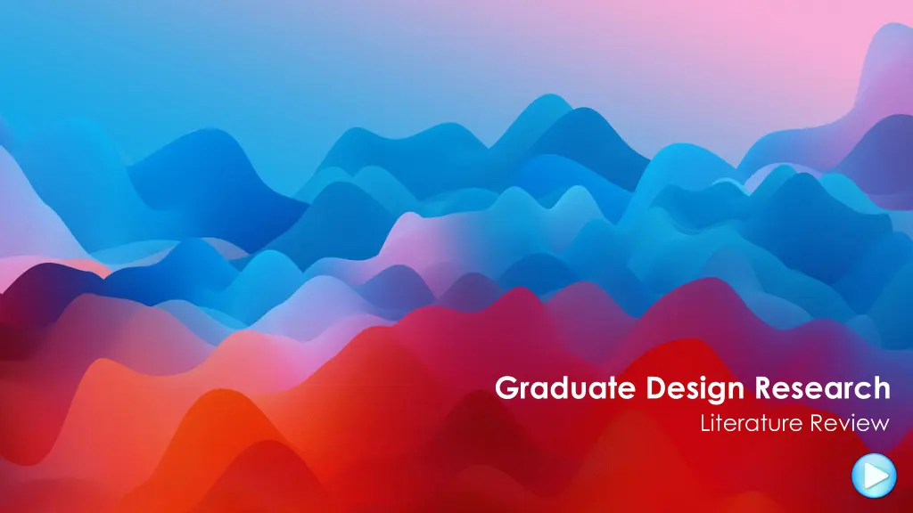 graduate design research