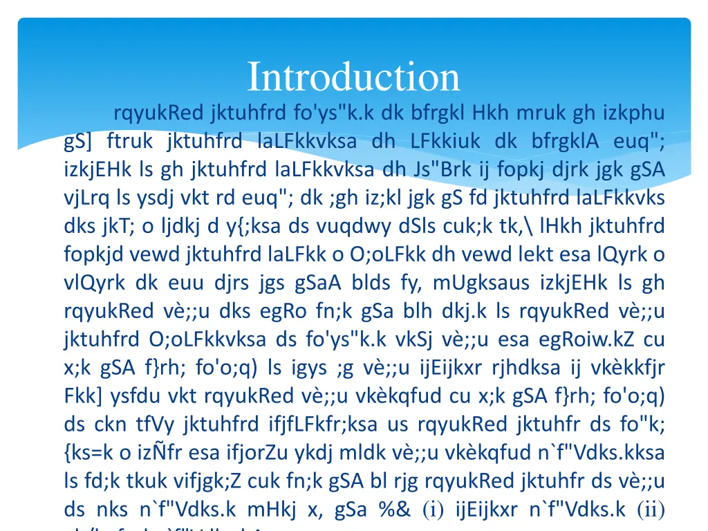 introduction