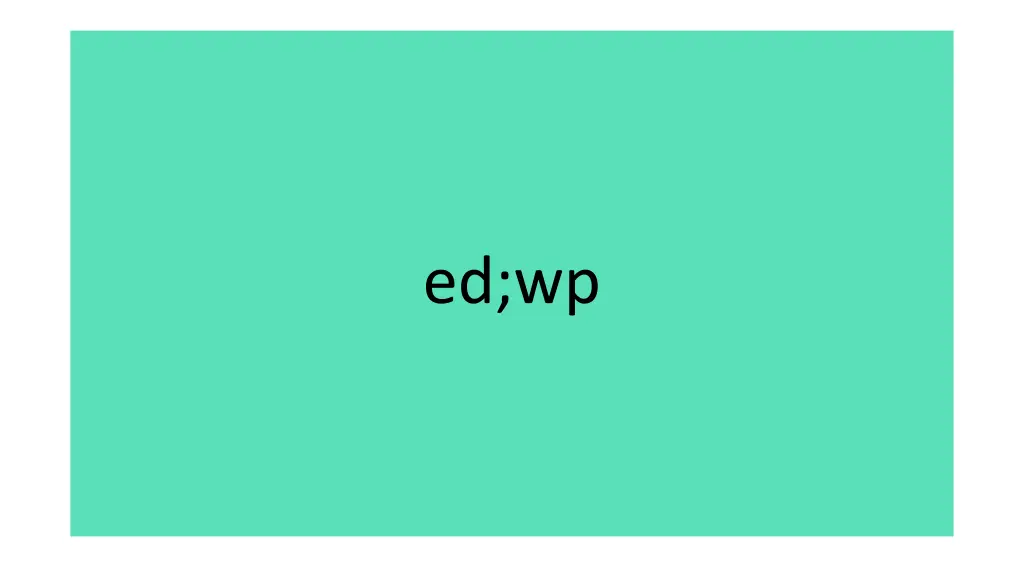 ed wp