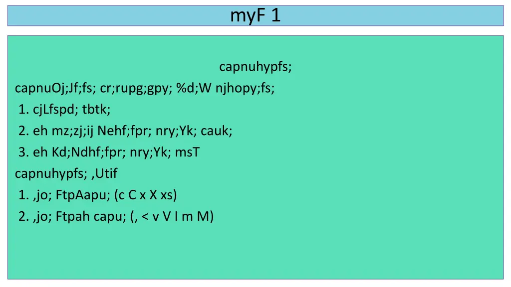 myf 1 3