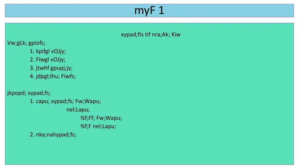 myf 1 5