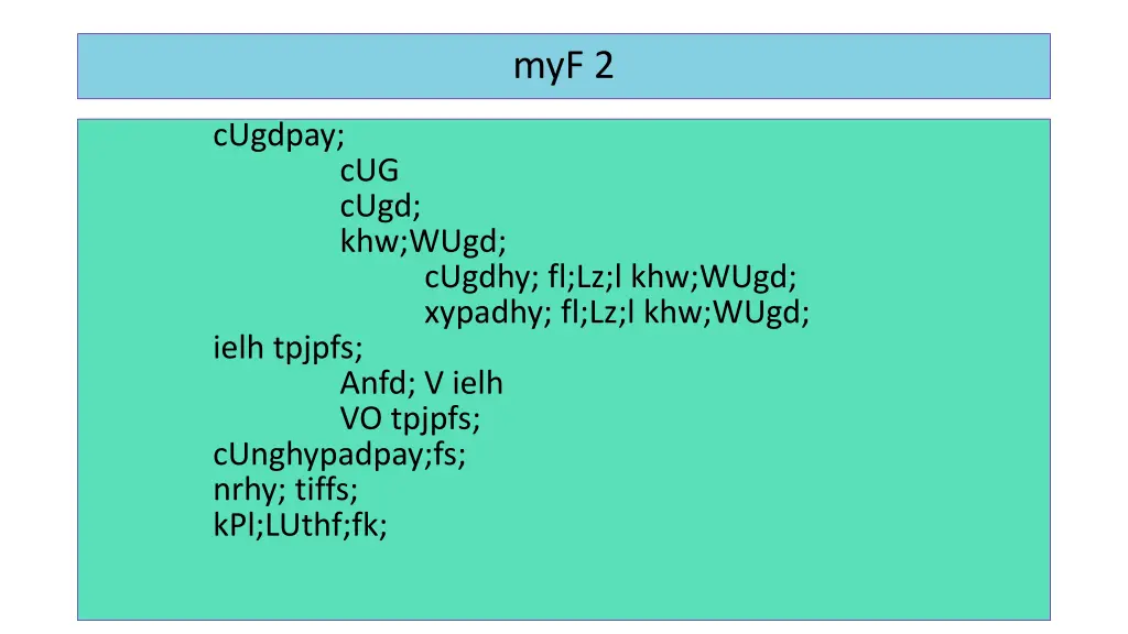 myf 2