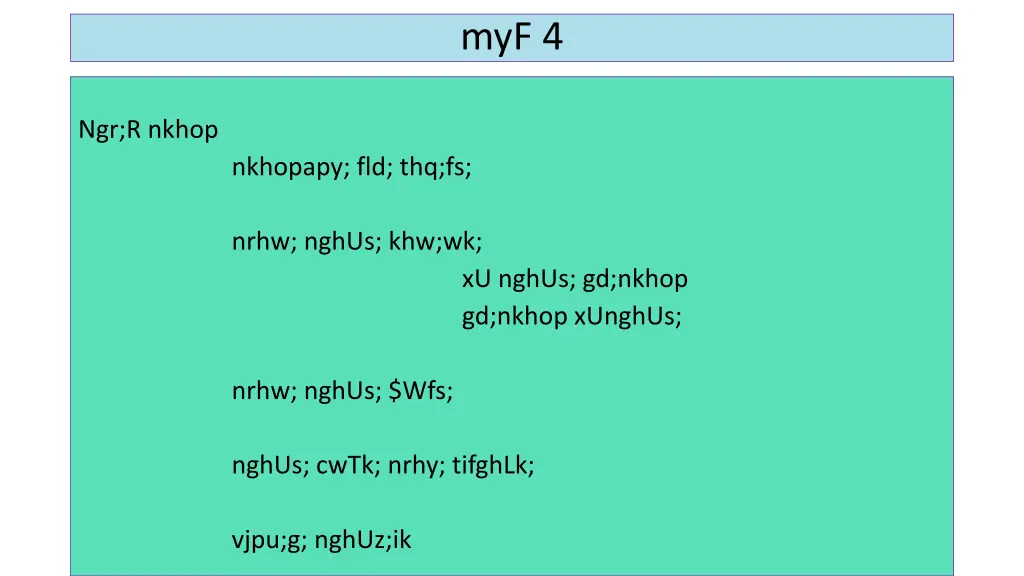 myf 4