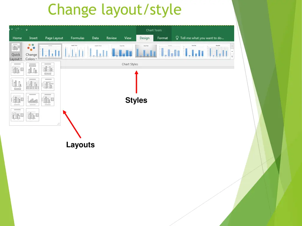 change layout style