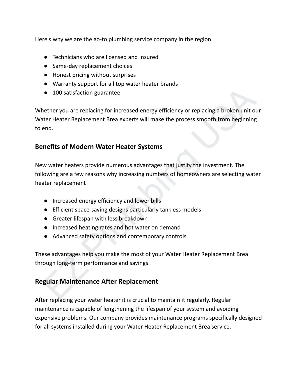 here s why we are the go to plumbing service