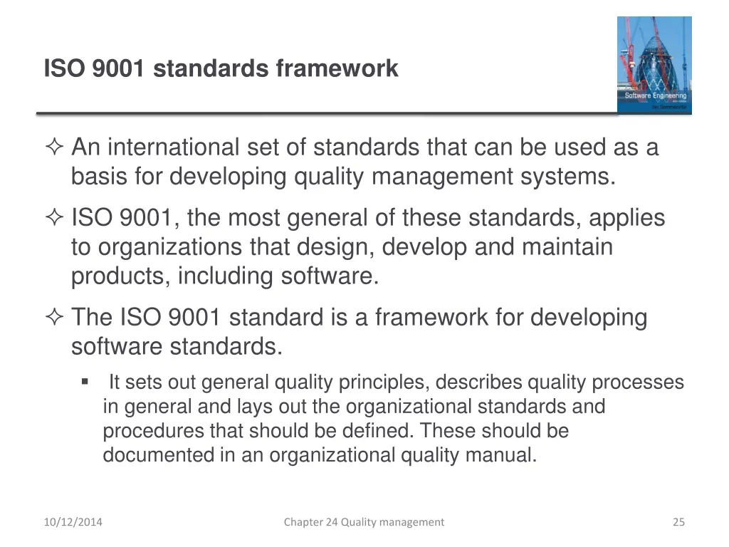 iso 9001 standards framework
