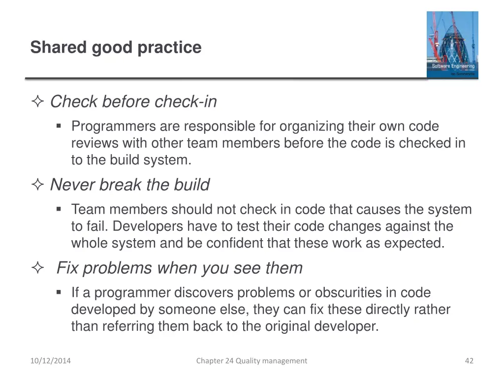 shared good practice