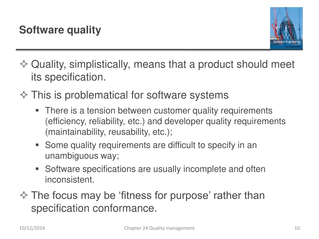 software quality 1