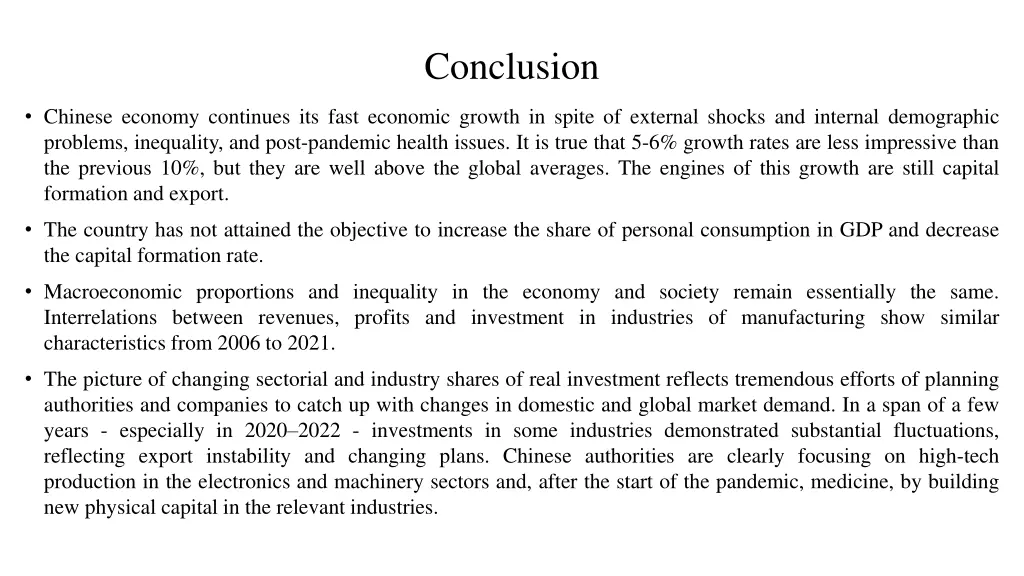 conclusion