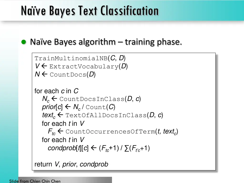 na ve bayes text classification 1