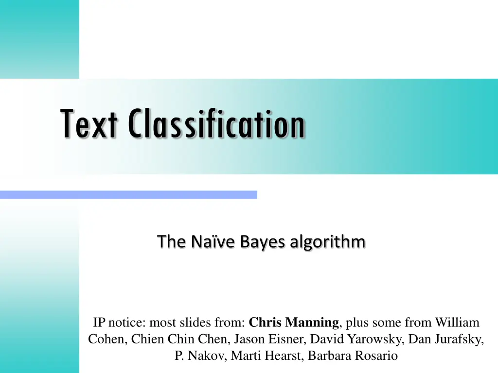 text classification