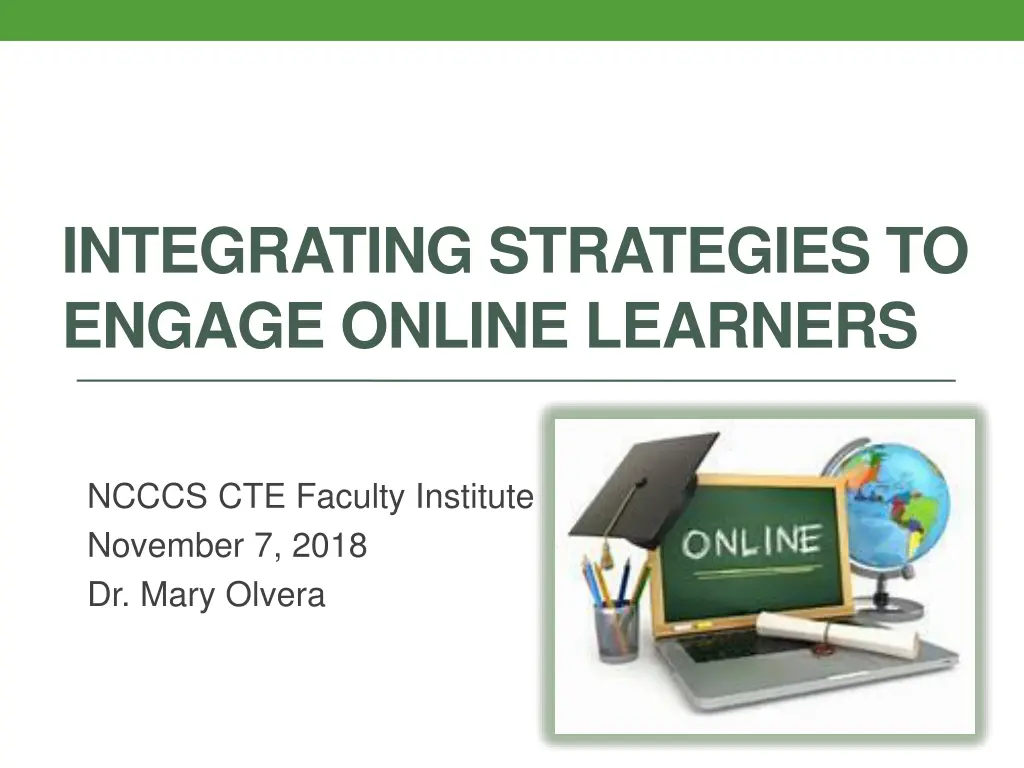 integrating strategies to engage online learners