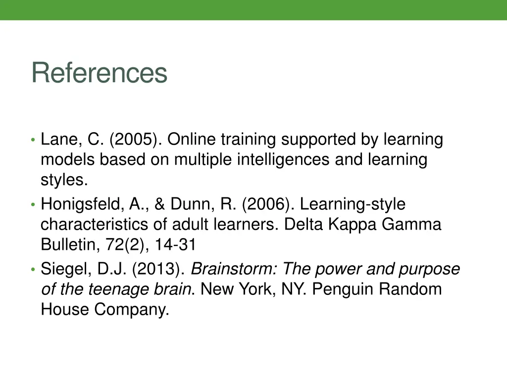 references