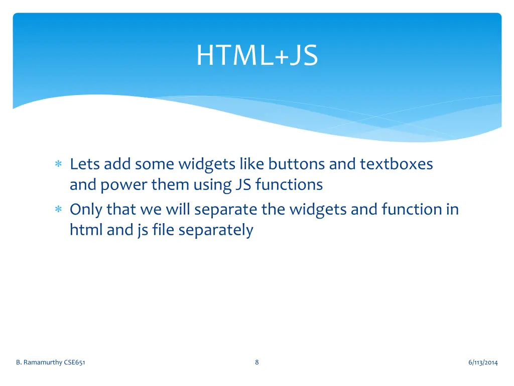 html js