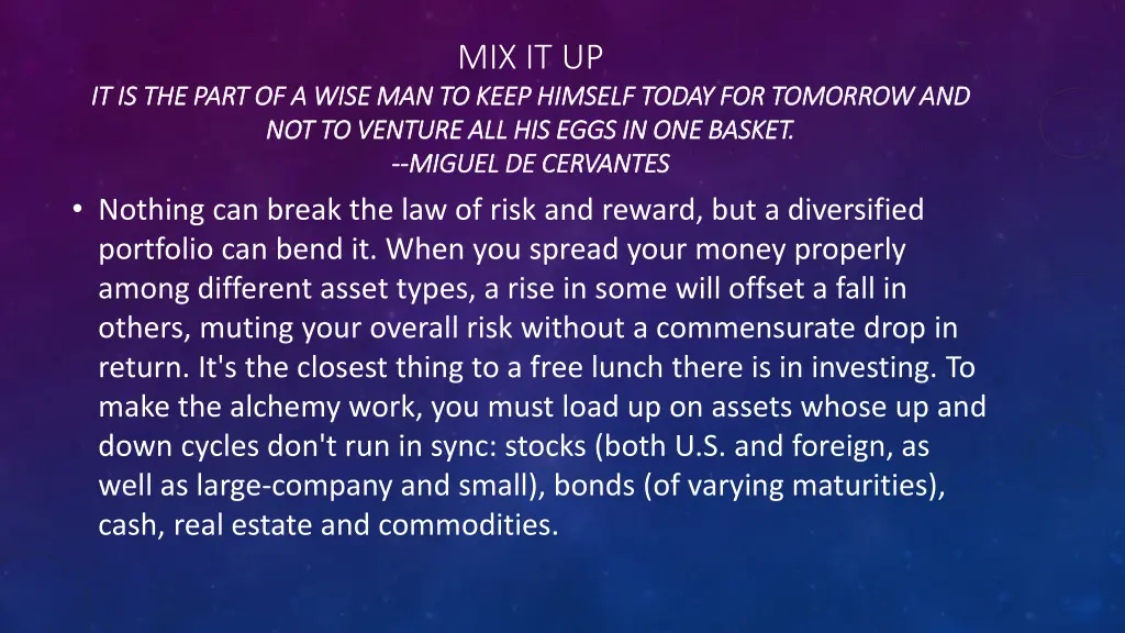 mix it up