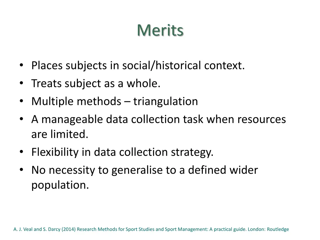 merits