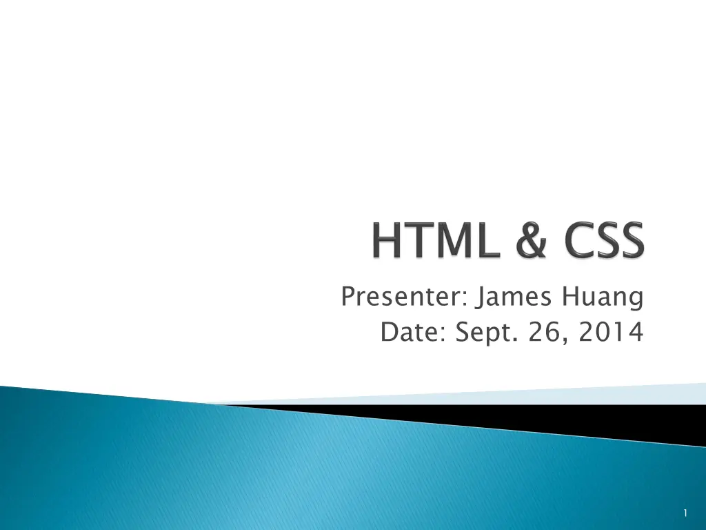 presenter james huang date sept 26 2014
