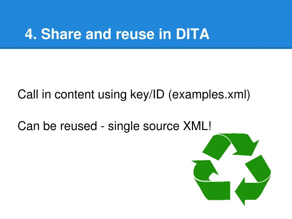 4 share and reuse in dita
