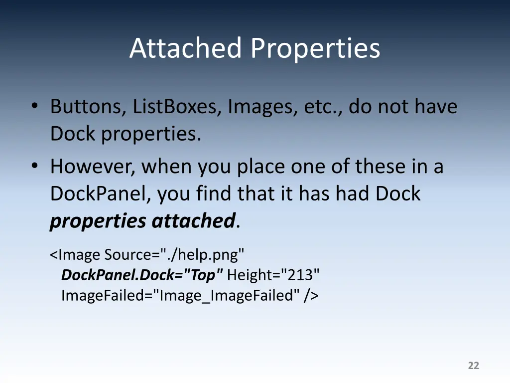 attached properties