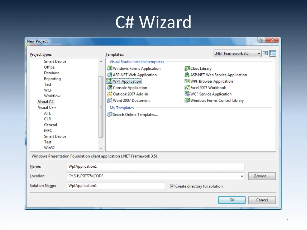 c wizard