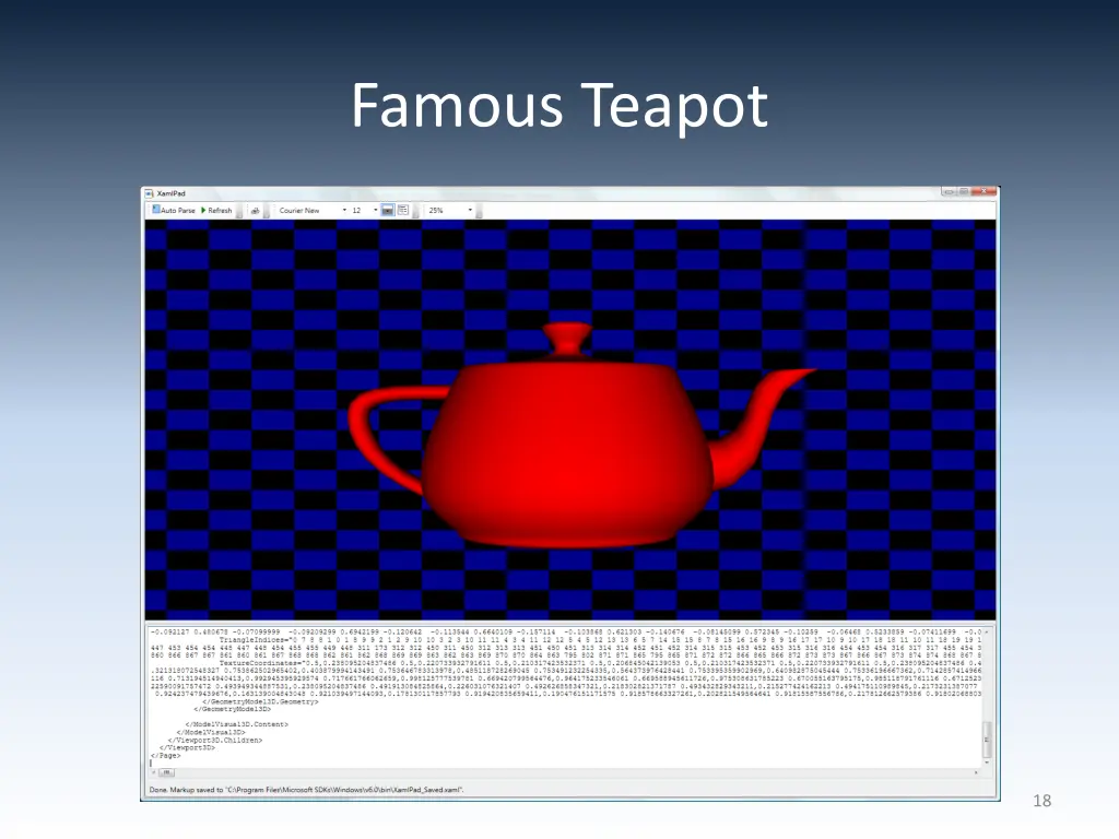 famous teapot