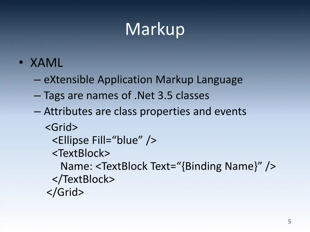 markup