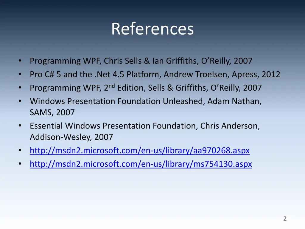 references