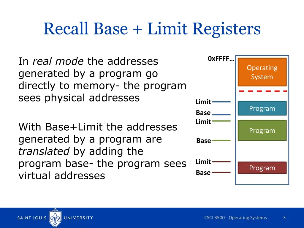 recall base limit registers