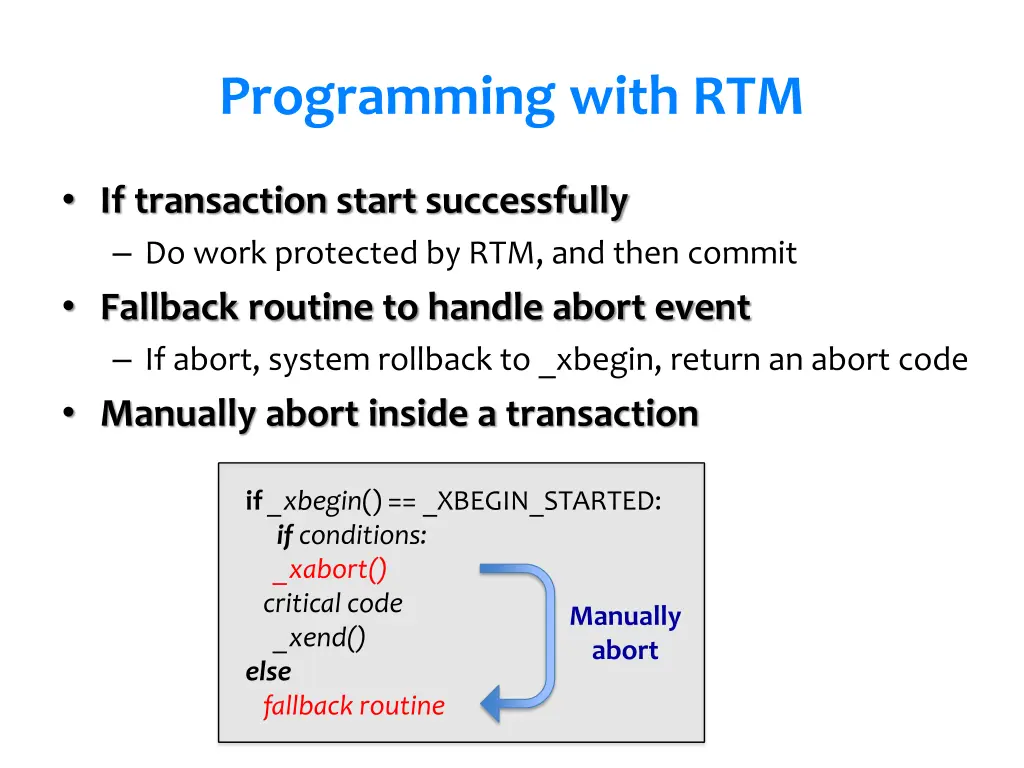 programming with rtm 2