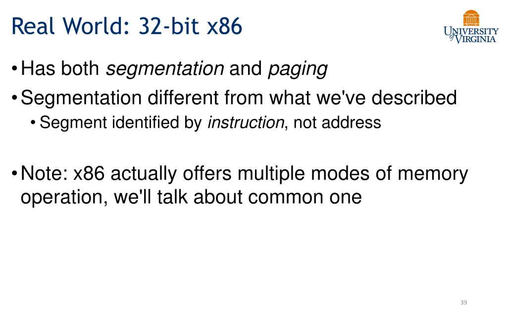 real world 32 bit x86