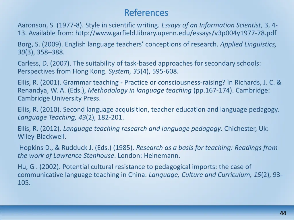 references references