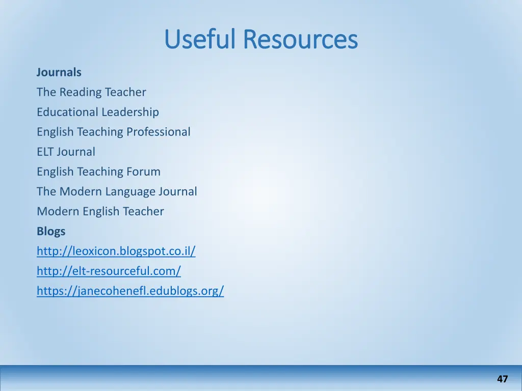 useful resources useful resources