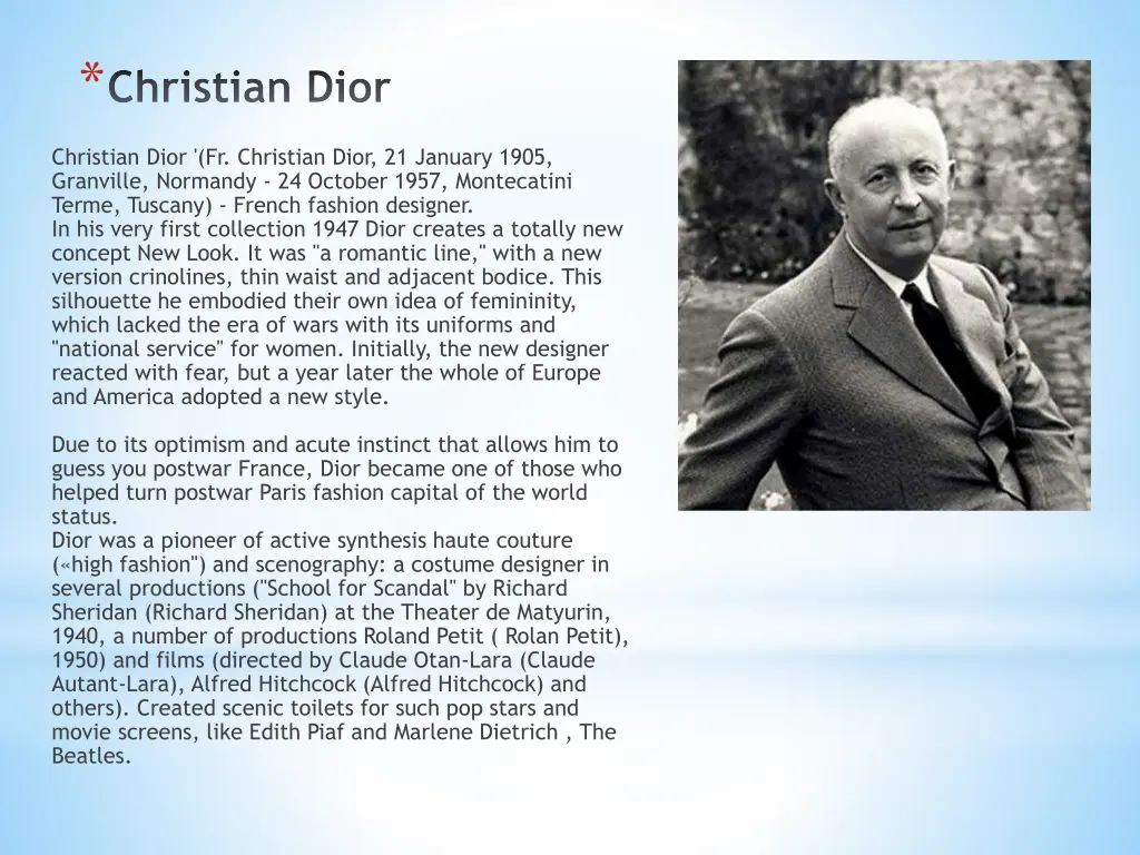 christian dior