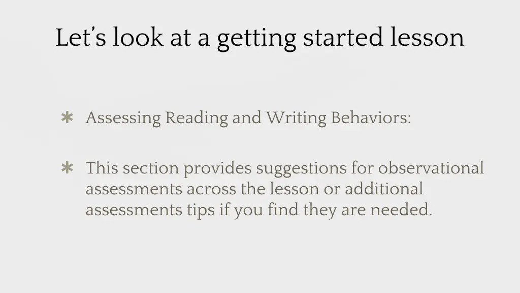 let s look at a getting started lesson 4