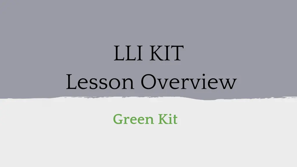 lli kit