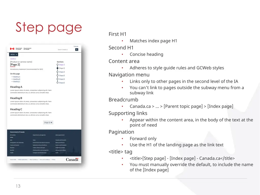 step page