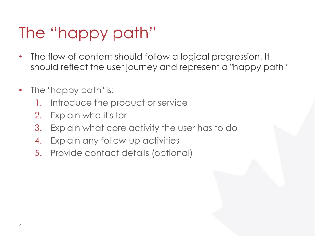 the happy path