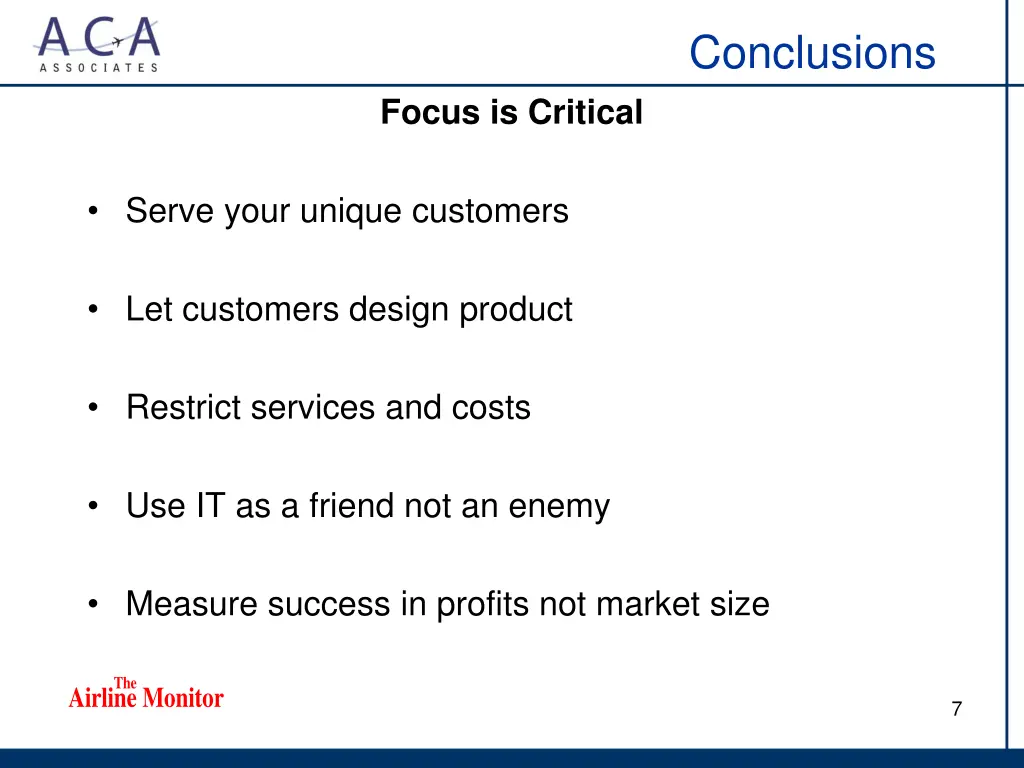 conclusions