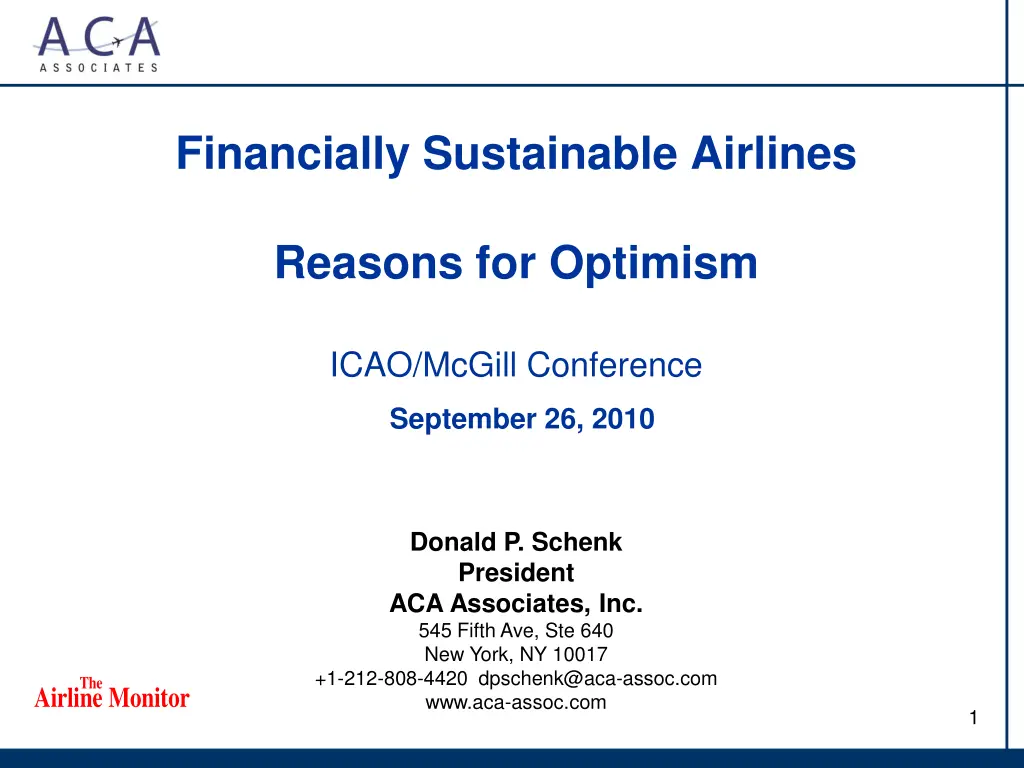 financially sustainable airlines