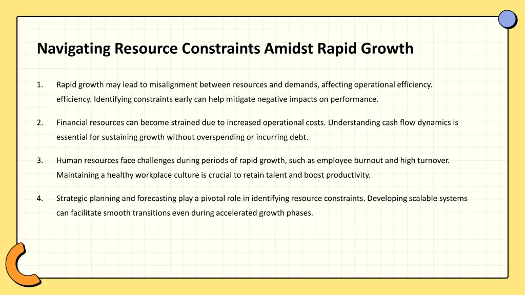 navigating resource constraints amidst rapid