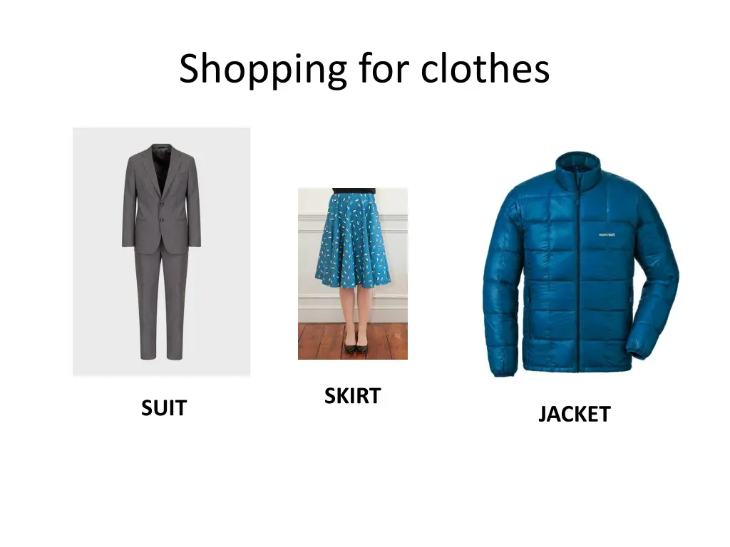 shopping for clothes 1