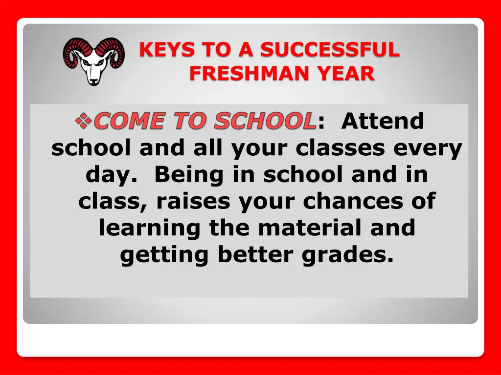 keys to a successful freshman year 1