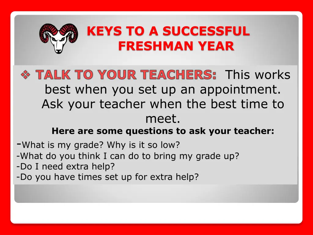keys to a successful freshman year 5
