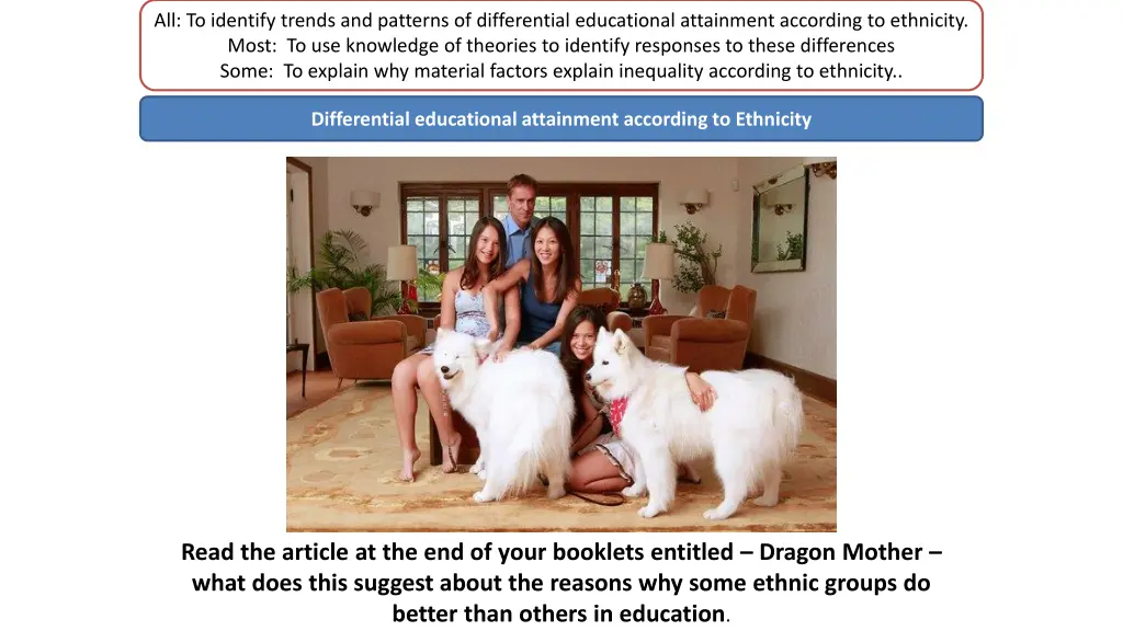 all to identify trends and patterns