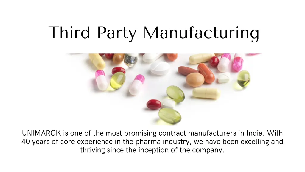 third party manufacturing 1