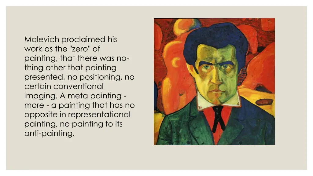 malevich proclaimed his work as the zero