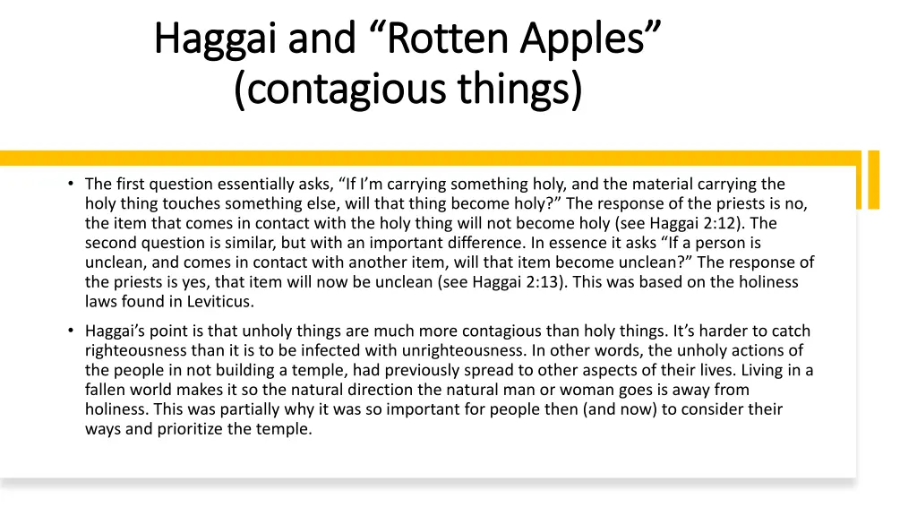 haggai and rotten apples haggai and rotten apples 1