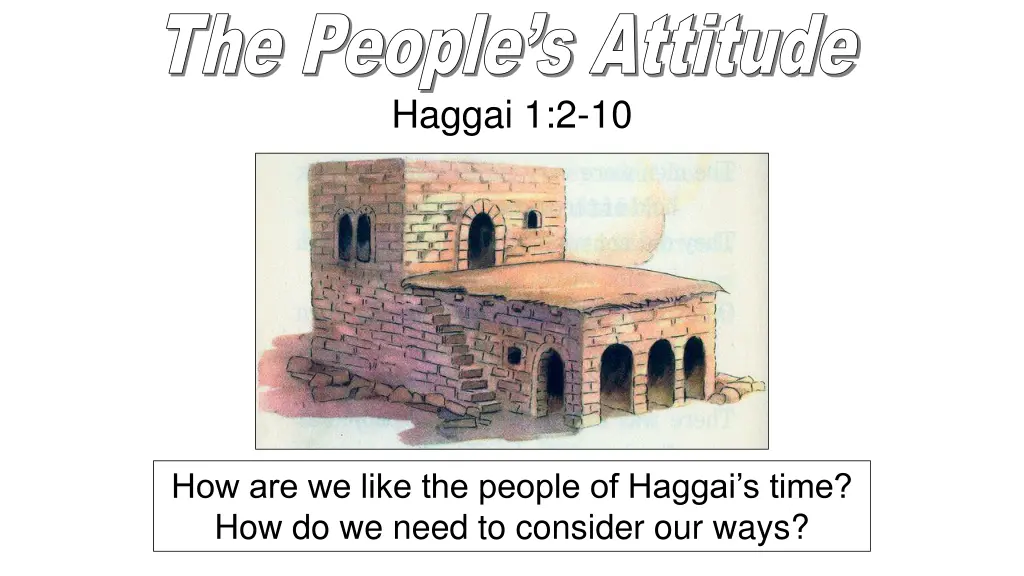 the people s attitude 1