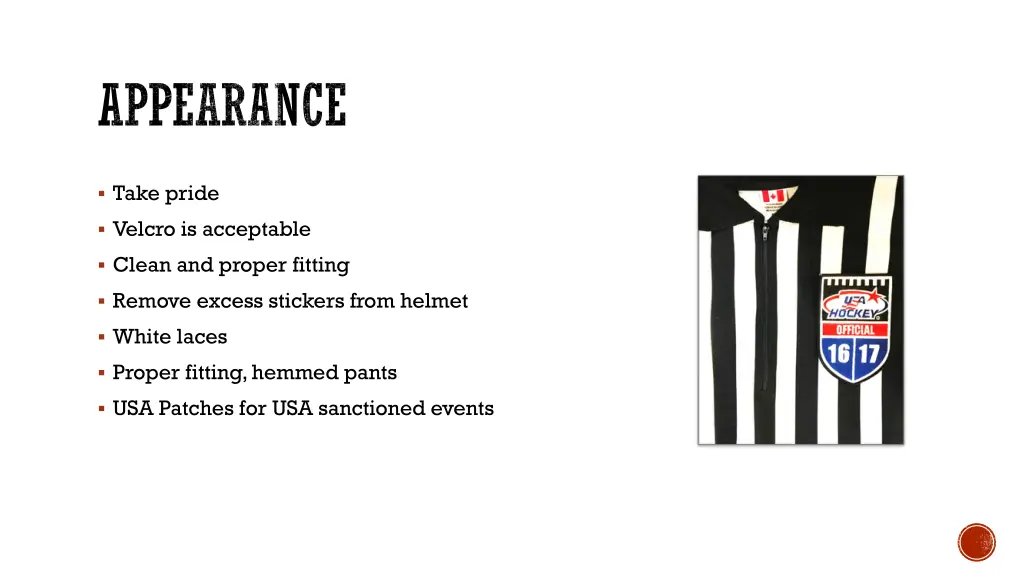 appearance
